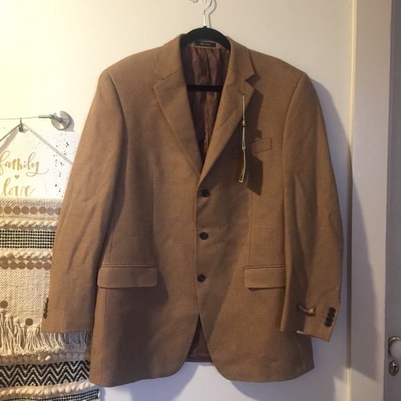 mens camel hair blazer